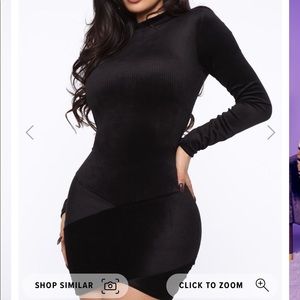 Break Free Mini Dress - Black